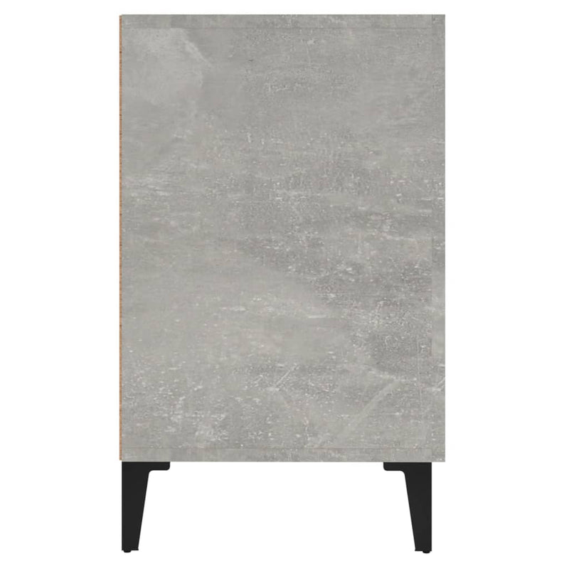 vidaXL betonszürke szerelt fa tálalószekrény 100 x 36 x 60 cm