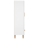 vidaXL fehér szerelt fa magasszekrény 70 x 31 x 115 cm