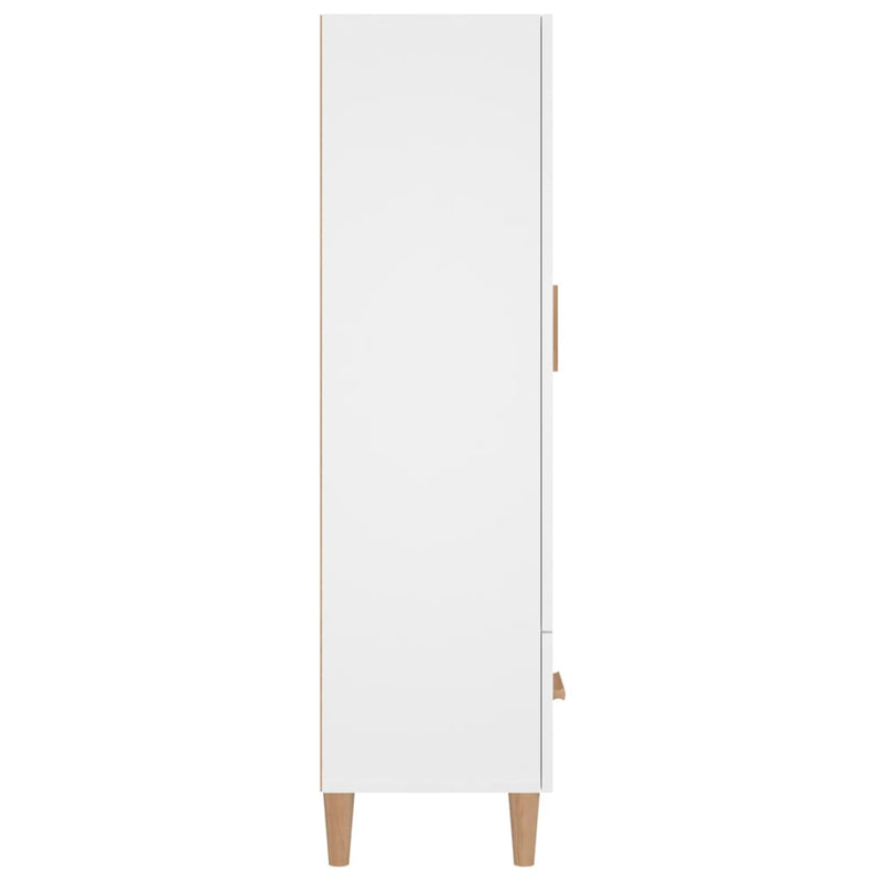 vidaXL fehér szerelt fa magasszekrény 70 x 31 x 115 cm