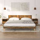 vidaXL 2 db füstös tölgy színű éjjeliszekrény 40x35x47 cm