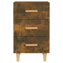 vidaXL füstös tölgy színű szerelt fa éjjeliszekrény 40 x 40 x 66 cm