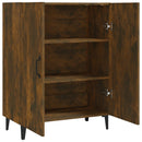 vidaXL füstös tölgyszínű szerelt fa tálalószekrény 70 x 34 x 90 cm