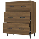 vidaXL barna tölgy színű szerelt fa tálalószekrény 69,5 x 34 x 90 cm