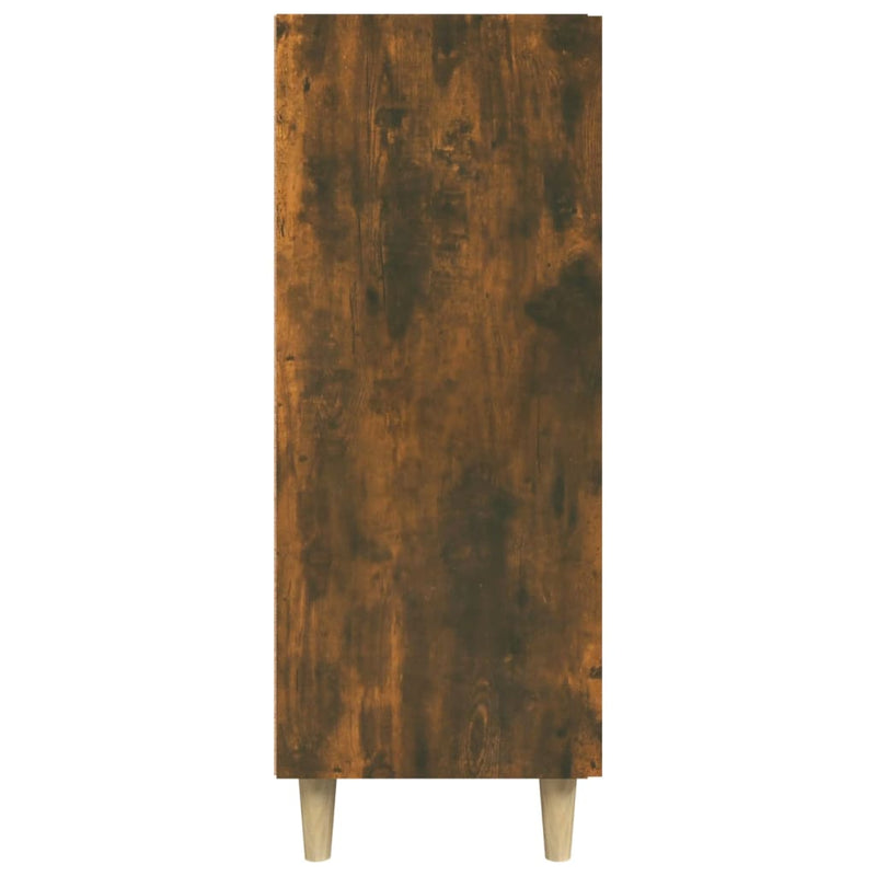 vidaXL füstös tölgy színű szerelt fa tálalószekrény 69,5 x 34 x 90 cm