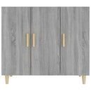 vidaXL szürke sonoma színű szerelt fa tálalószekrény 90 x 34 x 80 cm