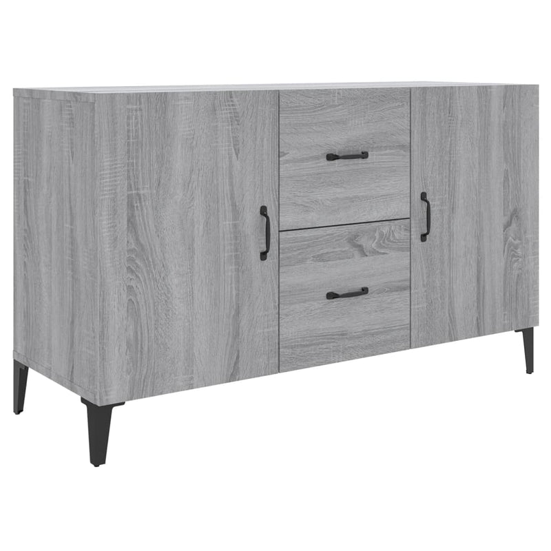 vidaXL szürke sonoma színű szerelt fa tálalószekrény 100 x 36 x 60 cm