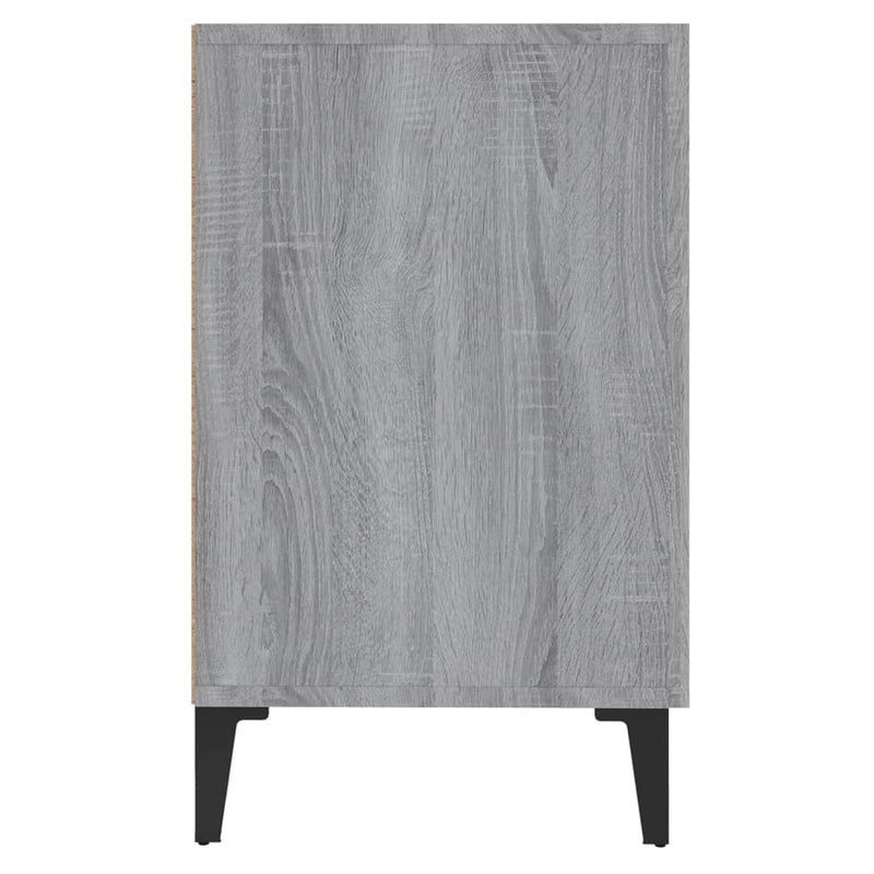 vidaXL szürke sonoma színű szerelt fa tálalószekrény 100 x 36 x 60 cm