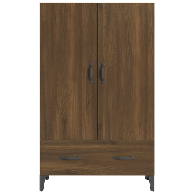 vidaXL barna tölgy színű szerelt fa tálalószekrény 70 x 31 x 115 cm