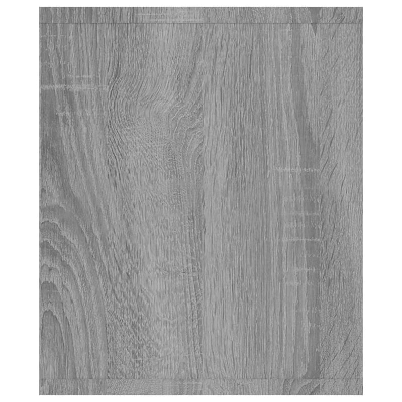 vidaXL szürke sonoma színű szerelt fa könyv-/TV-szekrény 143x30x36 cm