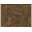 vidaXL füstös tölgy színű szerelt fa tálalószekrény 88 x 30 x 65 cm