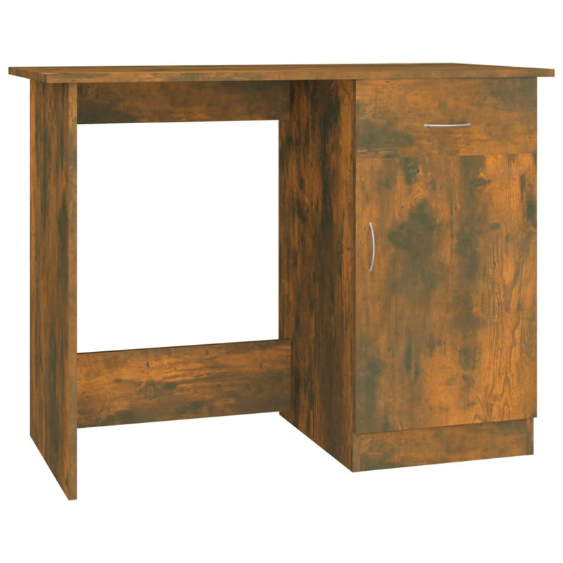 vidaXL füstös tölgy színű szerelt fa íróasztal 100 x 50 x 76 cm