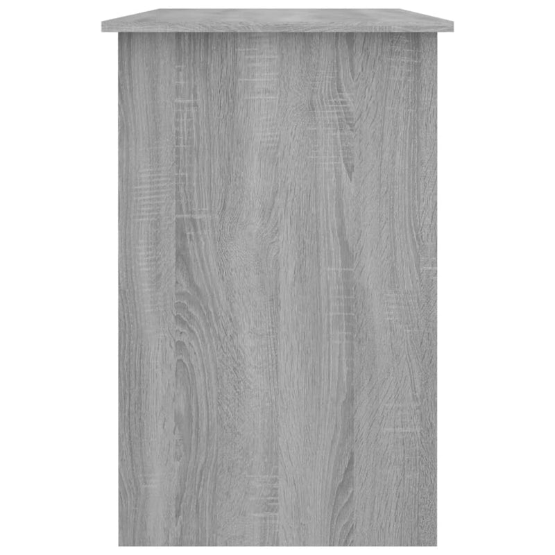 vidaXL szürke sonoma színű szerelt fa íróasztal 100 x 50 x 76 cm