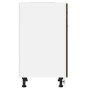 vidaXL barna tölgyszínű szerelt fa alsó fiókos szekrény 50x46x81,5 cm