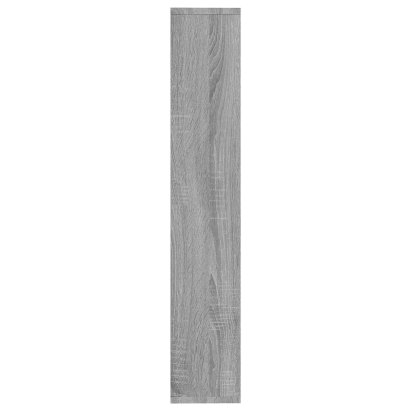 vidaXL szürke sonoma színű szerelt fa fali polc 36 x 16 x 90 cm