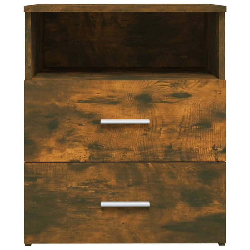 vidaXL 2 db füstös tölgy színű éjjeliszekrény 50 x 32 x 60 cm