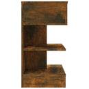 vidaXL füstös tölgyszínű szerelt fa éjjeliszekrény 40 x 35 x 65 cm