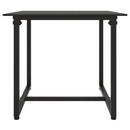 vidaXL 3 részes fekete polyrattan kerti ülőgarnitúra párnákkal