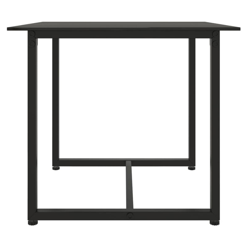 vidaXL 3 részes fekete polyrattan kerti ülőgarnitúra párnákkal