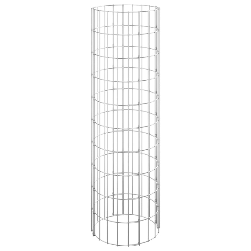vidaXL 3 db kör alakú horganyzott acél gabion magaságyás Ø30 x 100 cm