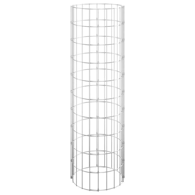 vidaXL 3 db kör alakú horganyzott acél gabion magaságyás Ø30 x 100 cm