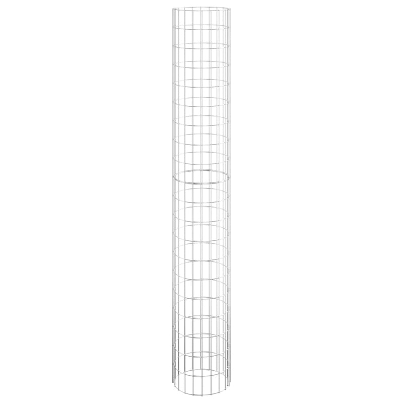 vidaXL 3 db kör alakú horganyzott acél gabion magaságyás Ø30 x 200 cm