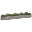 vidaXL horganyzott vas gabion magaságyás 540 x 50 x 50 cm
