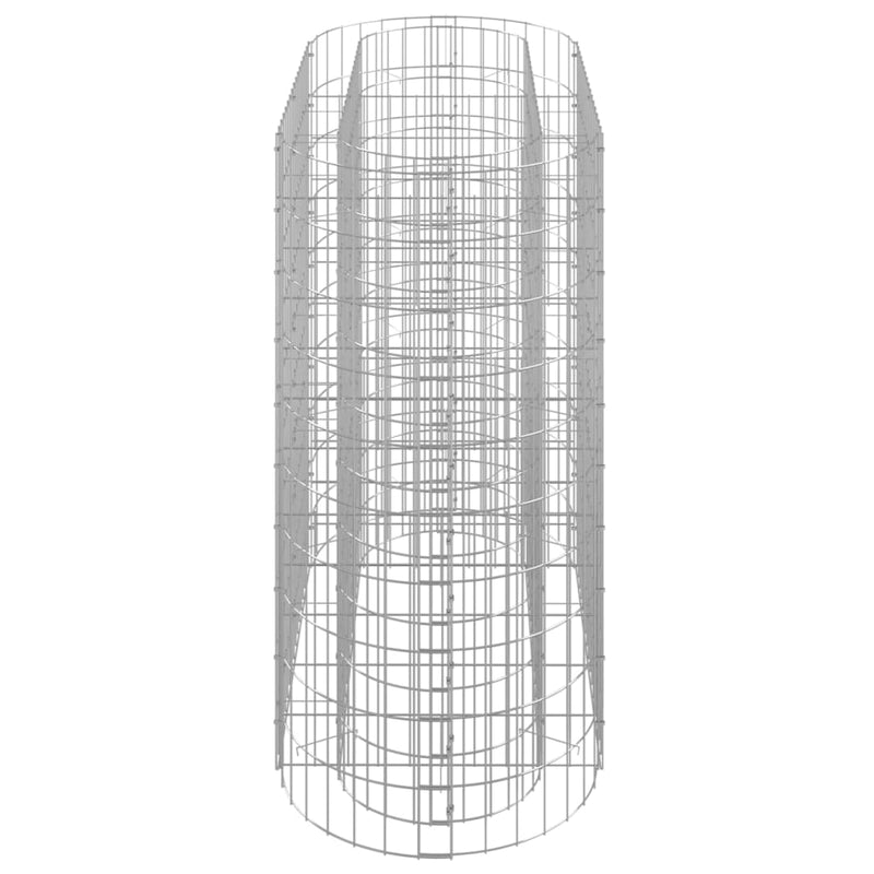 vidaXL horganyzott vas gabion magaságyás 120x50x100 cm