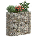 vidaXL horganyzott vas gabion magaságyás 120x50x100 cm