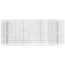 vidaXL horganyzott vas gabion magaságyás 260x50x100 cm