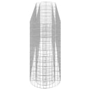 vidaXL horganyzott vas gabion magaságyás 260x50x100 cm