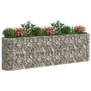 vidaXL horganyzott vas gabion magaságyás 330x50x100 cm