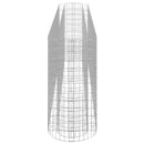 vidaXL horganyzott vas gabion magaságyás 330x50x100 cm