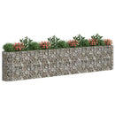 vidaXL horganyzott vas gabion magaságyás 470x50x100 cm
