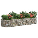 vidaXL horganyzott vas gabion magaságyás 300x100x50 cm