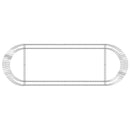 vidaXL horganyzott vas gabion magaságyás 300x100x50 cm