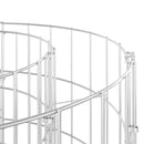 vidaXL horganyzott vas gabion magaságyás 300x100x50 cm