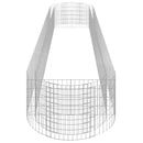 vidaXL horganyzott vas gabion magaságyás 500x100x50 cm