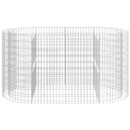 vidaXL horganyzott vas gabion magaságyás 200x100x100 cm