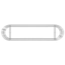 vidaXL horganyzott vas gabion magaságyás 400x100x100 cm