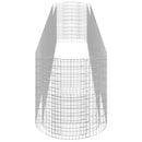 vidaXL horganyzott vas gabion magaságyás 600x100x100 cm