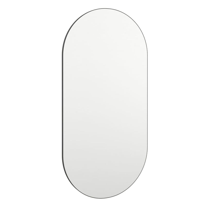 vidaXL ovális üvegtükör LED-lámpákkal 60 x 30 cm