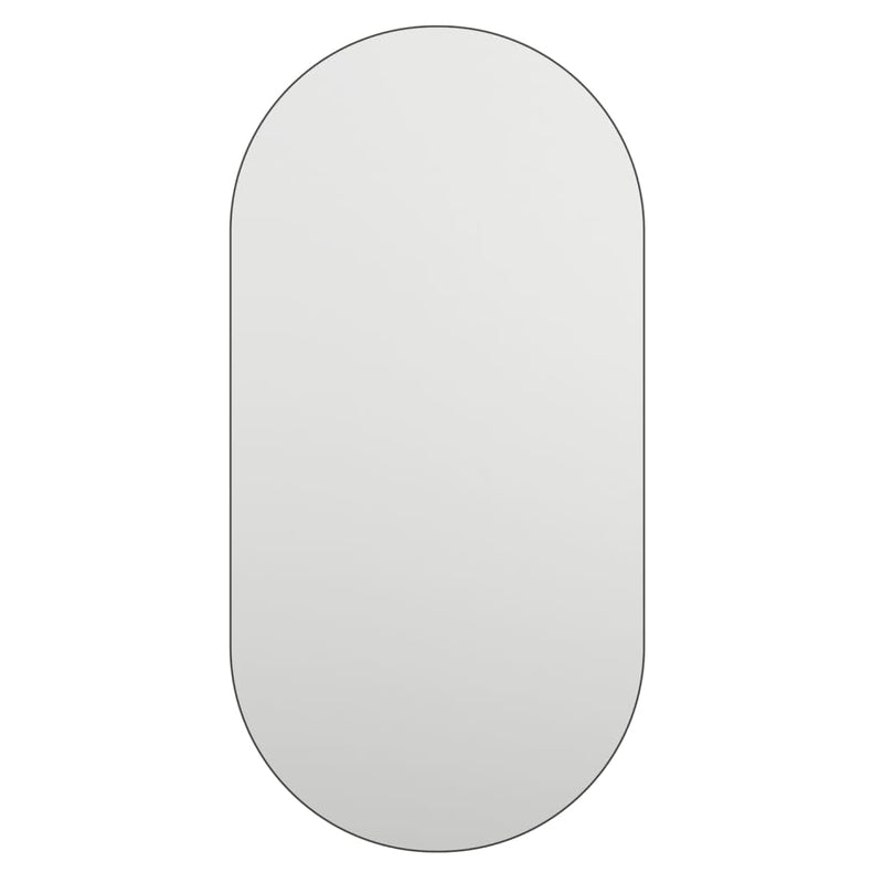 vidaXL ovális üvegtükör LED-lámpákkal 60 x 30 cm