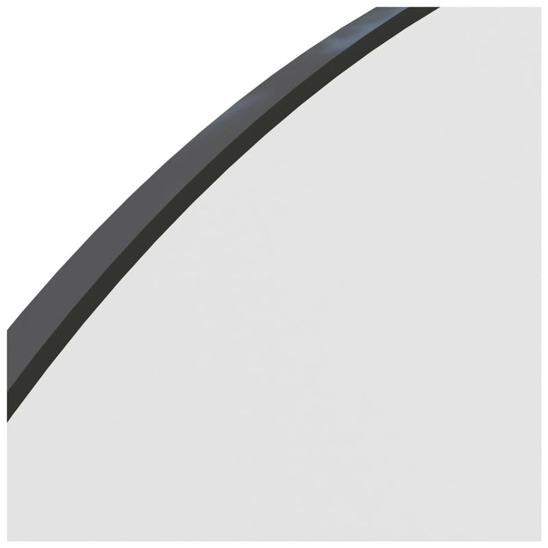 vidaXL ovális üvegtükör LED-lámpákkal 80 x 40 cm