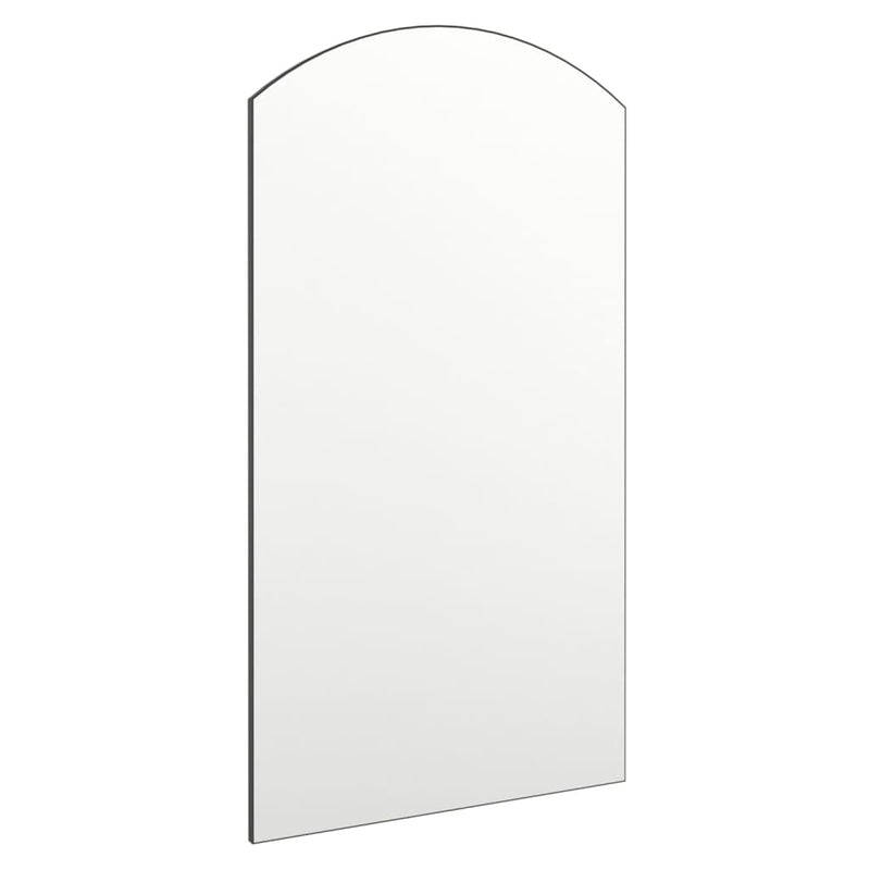 vidaXL ívelt üvegtükör LED-lámpákkal 90 x 45 cm