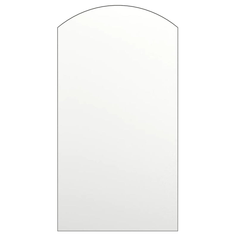 vidaXL ívelt üvegtükör LED-lámpákkal 90 x 45 cm