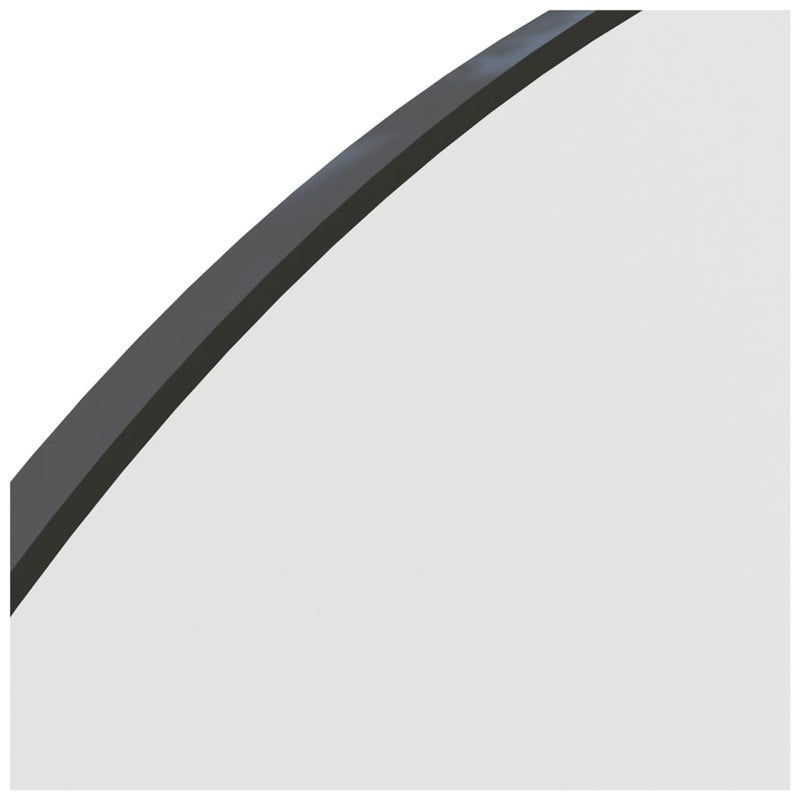 vidaXL ívelt üvegtükör LED-lámpákkal 90 x 45 cm