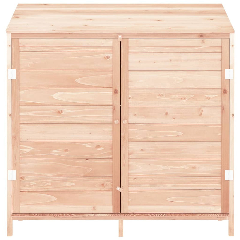 vidaXL tömör fenyőfa kerti fészer 102 x 52 x 112 cm