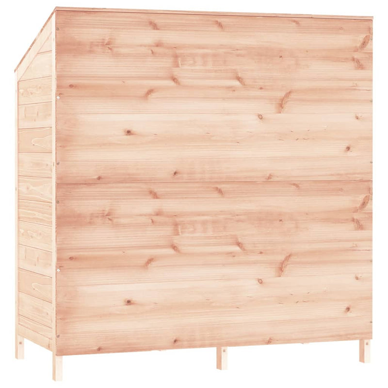 vidaXL tömör fenyőfa kerti fészer 102 x 52 x 112 cm