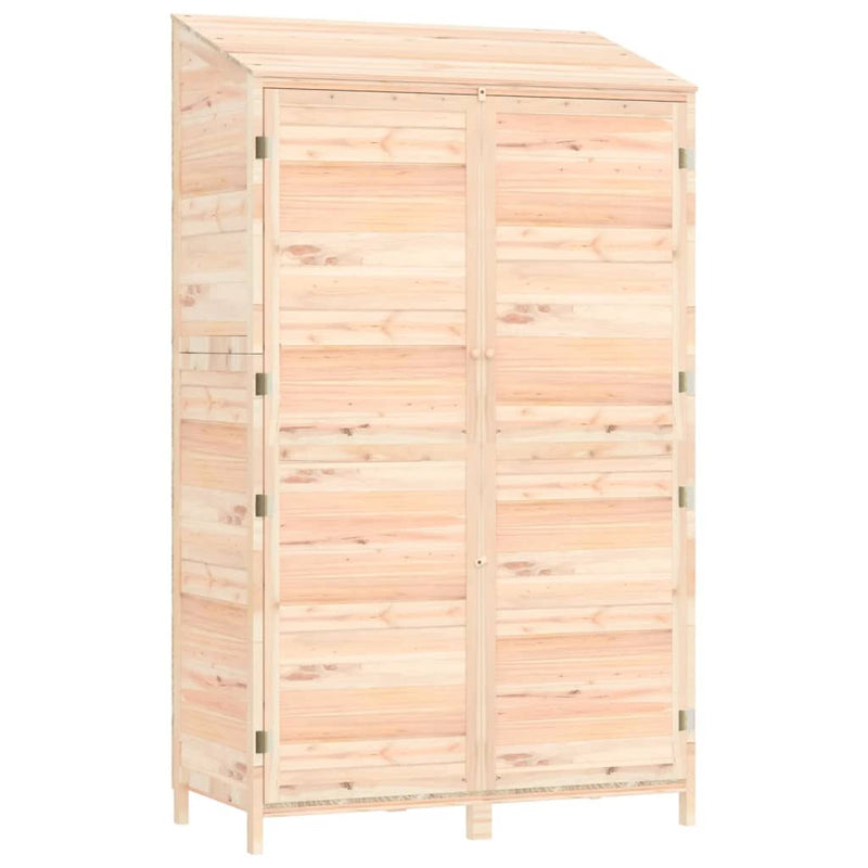vidaXL tömör fenyőfa kerti fészer 102x52x174,5 cm