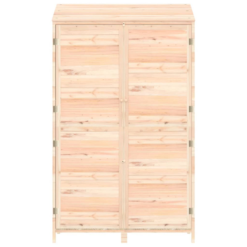 vidaXL tömör fenyőfa kerti fészer 102x52x174,5 cm